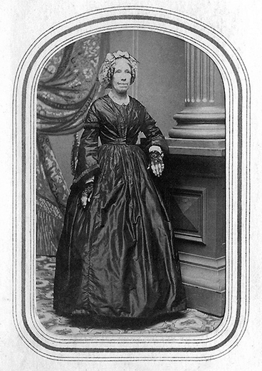 Photp of Clarissa Goodell, mother of Lavinia Goodell, wisconsin's 1st woman lawyer.